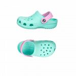 Сабо Evalite Kids Turquoise & Pink размеры 20-27