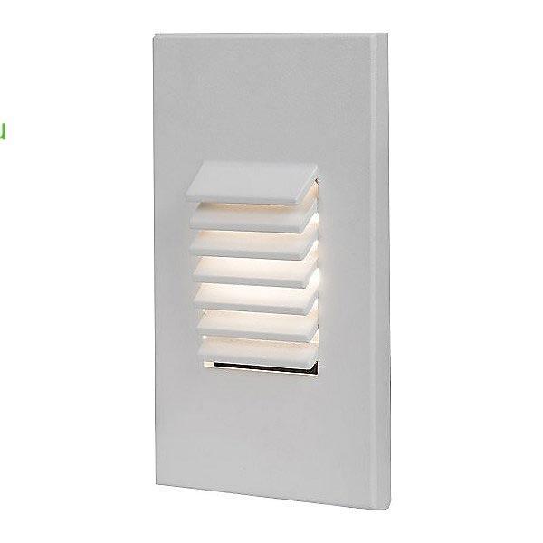 Vertical Louvered LED Step and Wall Light WAC Lighting WL-LED220-AM-BK, уличный светодиодный светильник