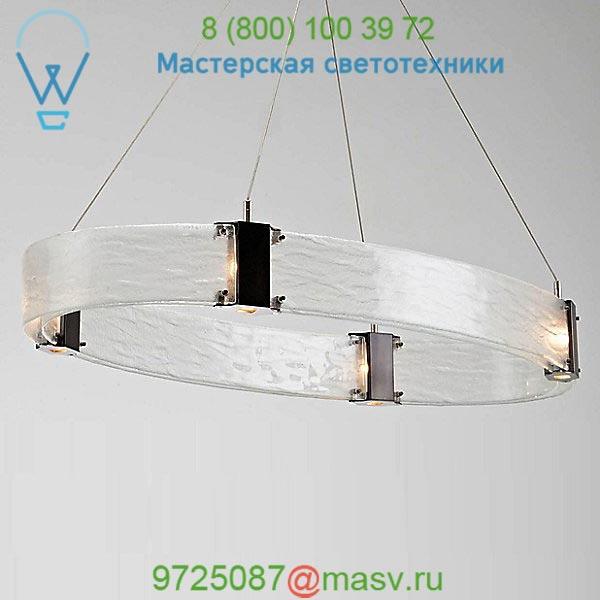 PLB0042-44-FB-BG-CA1-L1 Hammerton Studio Parallel Oval LED Chandelier, светильник