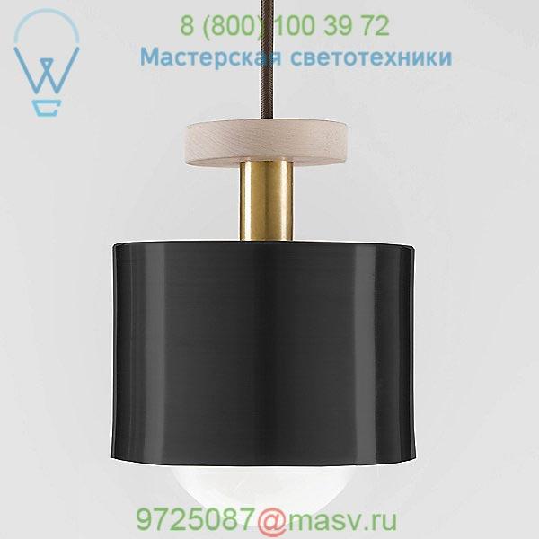 Ladies and Gentlemen Studio Spun Pendant - Black Spun Mini Pendant Light, светильник