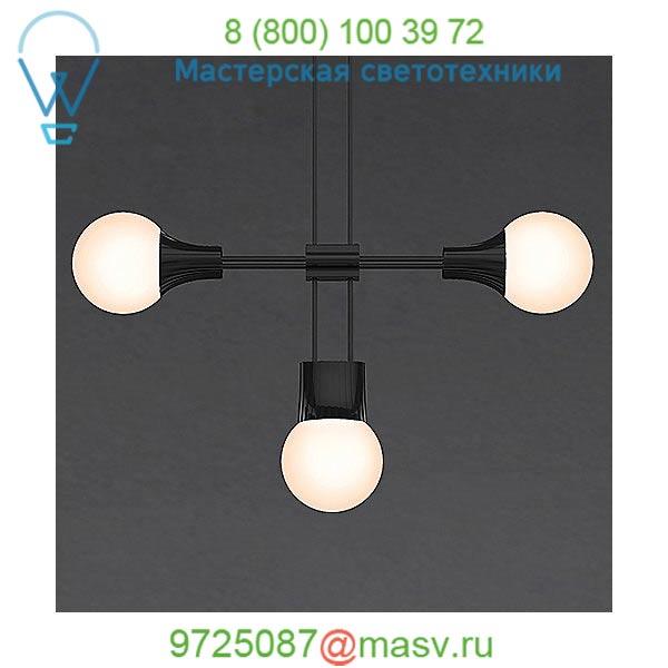 Suspenders 24 Inch 1 Tier Tri Bar 6 Light LED Suspension System S1C24K-JR18XX62-RP02 SONNEMAN Lighting, светильник