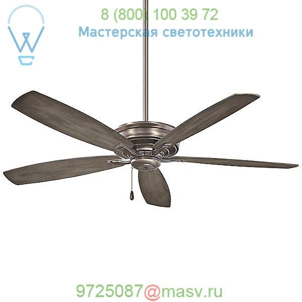 Kafe Ceiling Fan (Burnished Nickel with Seashore Grey blades) - OPEN BOX RETURN Minka Aire Fans, светильник