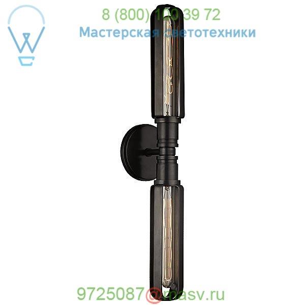 Red Hook T10 2 Light Wall Sconce 1092-AGB Hudson Valley Lighting, настенный светильник