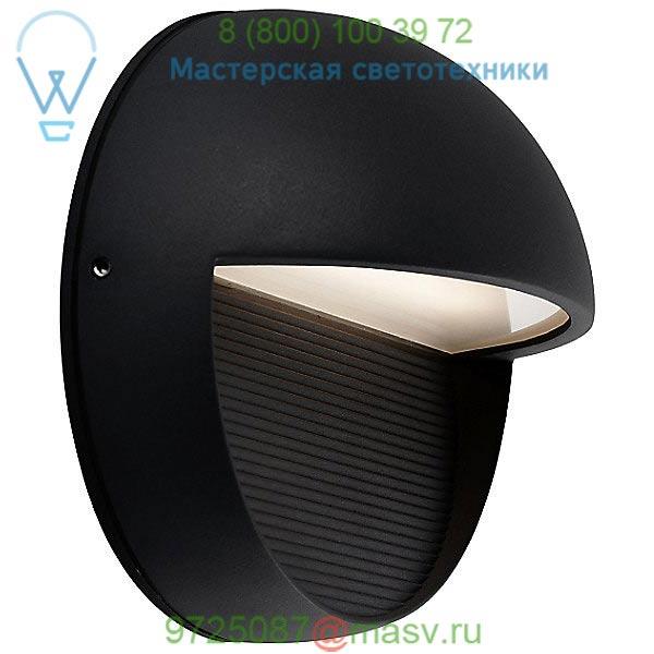 Byron Outdoor LED Wall Sconce Kuzco Lighting EW3506-BK, уличный настенный светильник