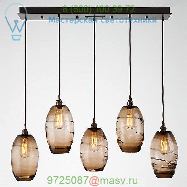 Ellisse Linear Suspension Light Hammerton Studio PLB0035-05-FB-OB-C01-E2, светильник