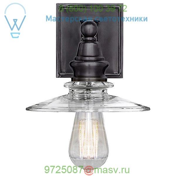 CHD 2473AB-CG Covington Wall Sconce with Clear Glass Visual Comfort, настенный светильник