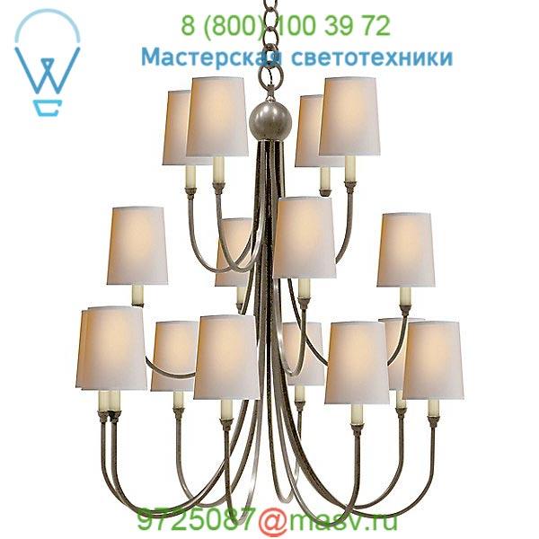 Reed 3-Tier Chandelier Visual Comfort TOB 5019AN-NP, светильник