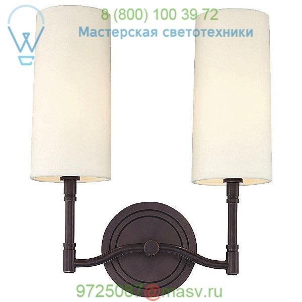 Dillon Two Light Wall Sconce Hudson Valley Lighting 362-AGB, настенный светильник бра