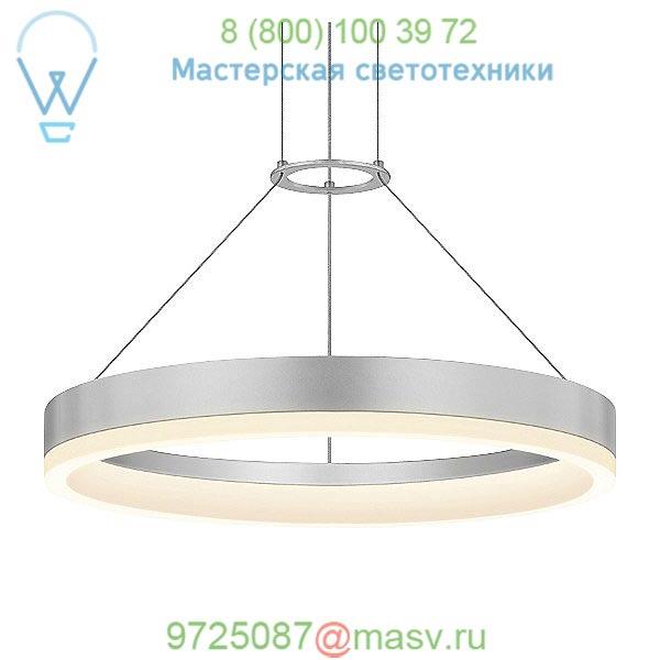 SONNEMAN Lighting Corona LED Pendant Light (Satin Aluminum/Large) - OPEN BOX, светильник