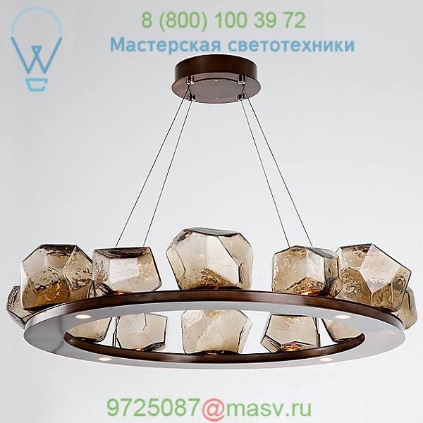 Gem Bezel Ring LED Chandelier CHB0039-0A-FB-B-CA1-L1 Hammerton Studio, светильник