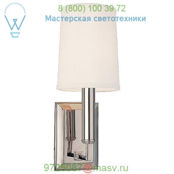 811-PN Clinton 1 Light Wall Sconce Hudson Valley Lighting, настенный светильник