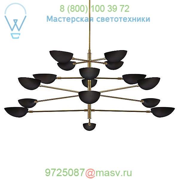 Graphic Grande 4-Tier Chandelier ARN 5503HAB-BLK Visual Comfort, светильник