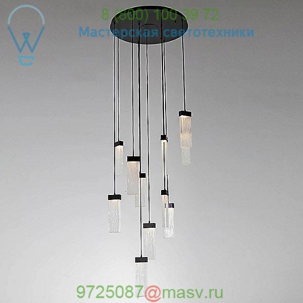 CHB0042-03-FB-BG-C01-L1 Hammerton Studio Parallel Glass Round LED Multipoint Pendant Light, подвесной светильник