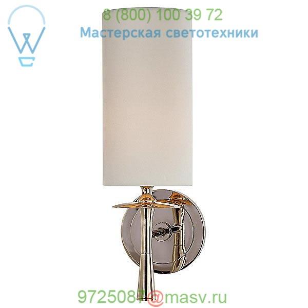 ARN 2018BZ/CG-L Drunmore Wall Sconce with Linen Shade Visual Comfort, настенный светильник