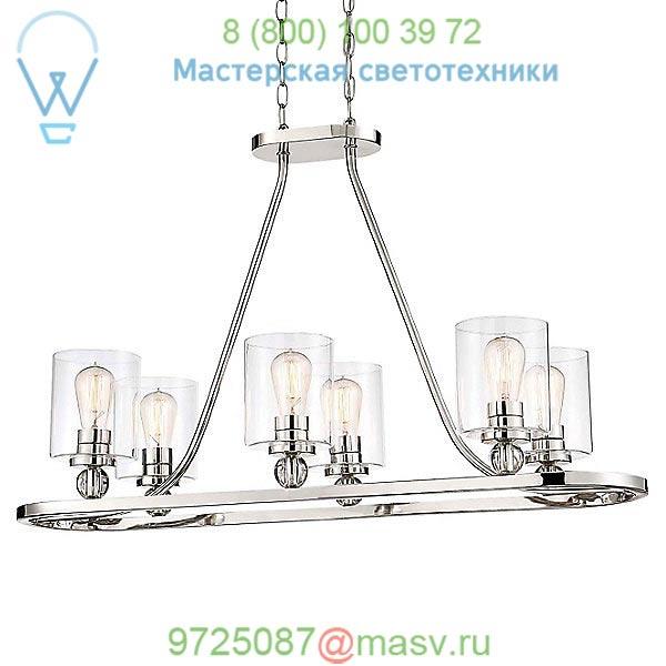 Studio 5 6-Light Linear Suspension Light Minka-Lavery 3076-416, светильник