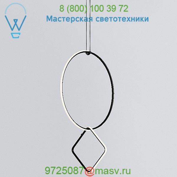 FLOS FU041630 | F0407030 | F0405030 Arrangements Round Medium Two Element Suspension, светильник