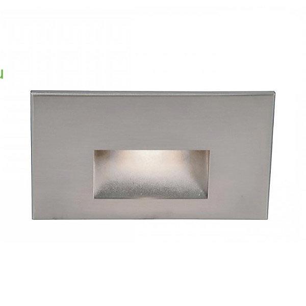 WAC Lighting LED100 LEDme LGT-120V Rectangle Scoop Stainless Steel Step Light WL-LED100-BL-SS, светильник