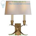 Visual Comfort CHD 1190AN-NP Cross Bouillotte Wall Sconce, настенный светильник
