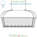 Plantation 7-Light Linear Suspension Light Visual Comfort CHC 5438AB-CG, светильник