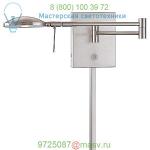 Georges Reading Room P4338 LED Swing Arm Wall Lamp George Kovacs P4338-077, бра