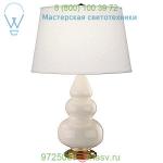 Small Triple Gourd Table Lamp with Metal Base Robert Abbey CR32X, настольная лампа