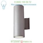 OB-1014-2LEDRA1-SG DALS Lighting 1014 4 Inch Cyl Outdr 2 Light LED Wall Sconce(Grey)-OPEN BOX, опенбокс