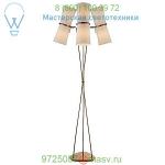 Visual Comfort ARN 1034BLK-L Clarkson Triple Floor Lamp, светильник
