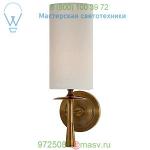 ARN 2018BZ/CG-L Drunmore Wall Sconce with Linen Shade Visual Comfort, настенный светильник