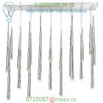 PD-41723L-PN Modern Forms Cascade Rectangular Multi-Light Pendant Light, светильник