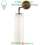 Katie Cylinder Bathroom Wall Light Visual Comfort TOB 2226BZ/G3-CG, настенный бра