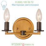 Elwood 2 Light Wall Sconce 610410 Rogue Decor, настенный бра