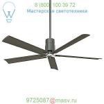 Minka Aire Fans Clean 60" Ceiling Fan (Grey Iron/Brushed Nickel with Grey Iron blades) - OPEN BOX RETURN, светильник