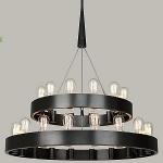 B2099 Robert Abbey Candelaria 2 Tier Chandelier, светильник