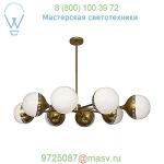 Robert Abbey 790 Rio Oval 8 Light Chandelier, светильник