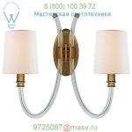 Clarice 2-Light Wall Light Visual Comfort JN 2030CG/AB-L, настенный светильник бра