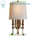 Visual Comfort Calliope 3-Light Wall Sconce TOB 2137BR/HAB-NP, настенный светильник