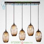 Hammerton Studio Ellisse Linear Suspension Light PLB0035-05-FB-OB-C01-E2, светильник