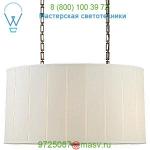 Perfect Pleat Oval Pendant Light BBL 5031BZ-S Visual Comfort, светильник