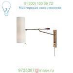 Frankfort Wall Sconce ARN 2002BLK-L Visual Comfort, бра