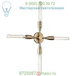 Mitzi - Hudson Valley Lighting Tara 4 Light Wall Sconce H116104-AGB, настенный светильник бра