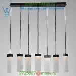 PLB0042-07-FB-BG-C01-L1 Hammerton Studio Parallel Glass 7 LED Multipoint Linear Suspension Light, светильник