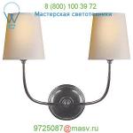 Visual Comfort TOB 2008AS-NP Vendome Wall Sconce, настенный светильник бра