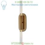 KW 2282AB-SG Visual Comfort Rousseau Double LED Bathroom Wall Sconce, настенный бра