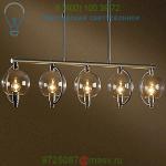 Pluto 5 Light Linear Suspension Light 137805-1007 Hubbardton Forge, светильник