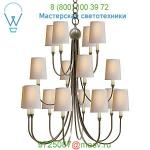 Reed 3-Tier Chandelier Visual Comfort TOB 5019AN-NP, светильник