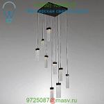 CHB0042-09-FB-BG-C01-L1 Hammerton Studio Parallel Glass Square LED Multipoint Pendant Light, светильник