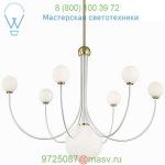 Mitzi - Hudson Valley Lighting Coco LED Chandelier H234805-AGB/WH, светильник