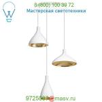 Swell 3-Pendant Chandelier SWEL CHAN 1 MIX BLK/BRA Pablo Designs, светильник