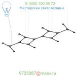 Tokio Carbon 11.4 Foot Linear Suspension Light , светильник