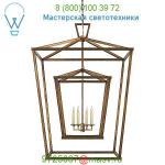 Darlana Double Cage Lantern Pendant Light Visual Comfort CHC 2199PN, светильник